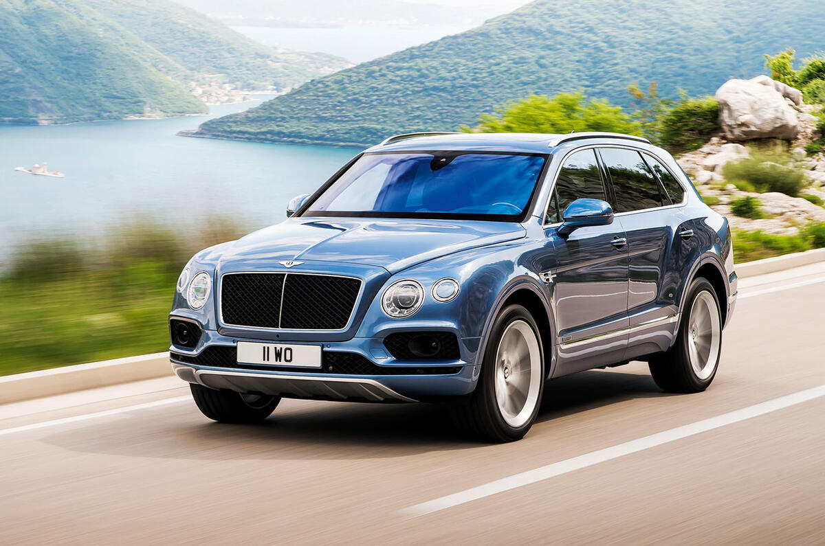 Bentley Bentayga diesel prototype drive