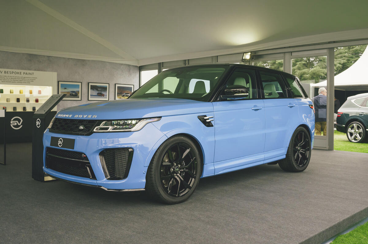 New Range Rover Sport SVR Ultimate makes public debut | Autocar