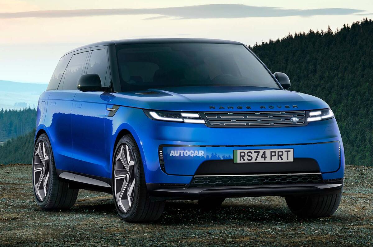 Electric blue shop range rover
