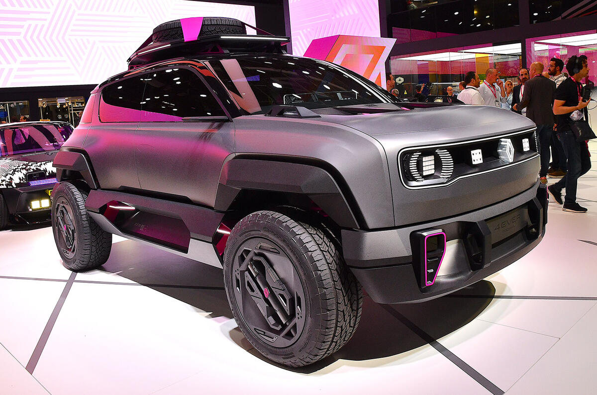 renault 4 concept paris motor show 01 front static