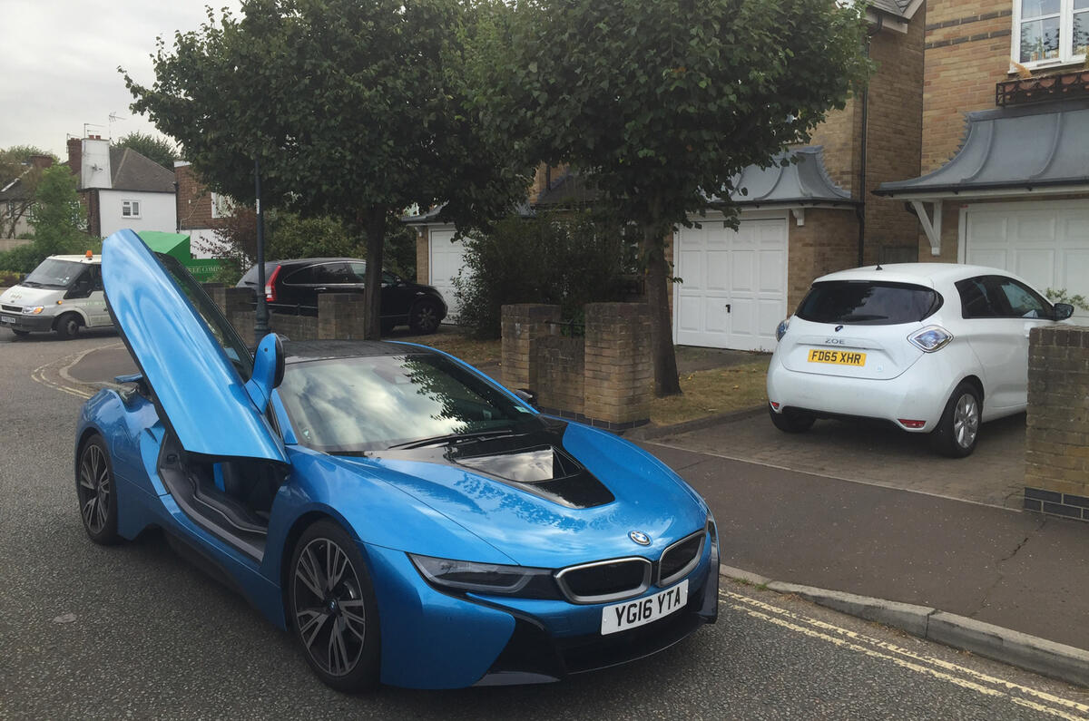 Renault Zoe and BMW i8