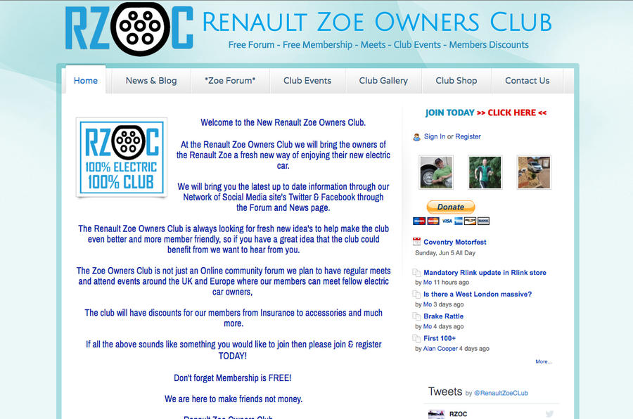 Renault Zoe Owners Club