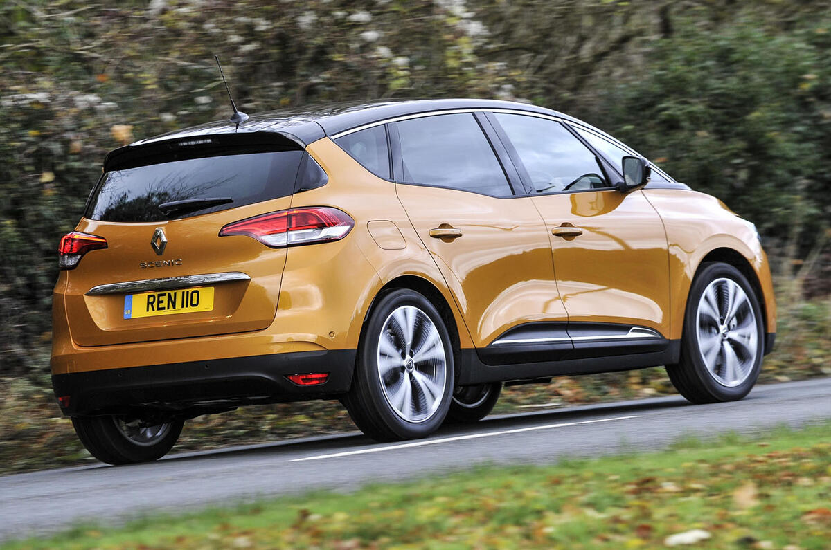 Renault Scenic rear three quarter