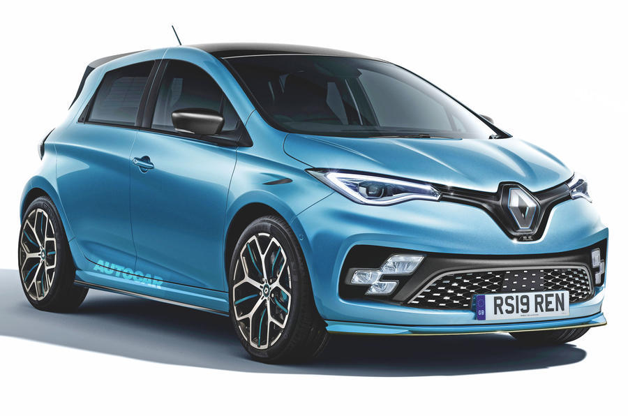 Renault Zoe RS render - stationary front