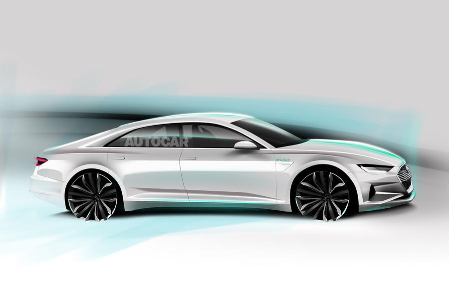 Audi A9 e-tron as imagined by Autocar