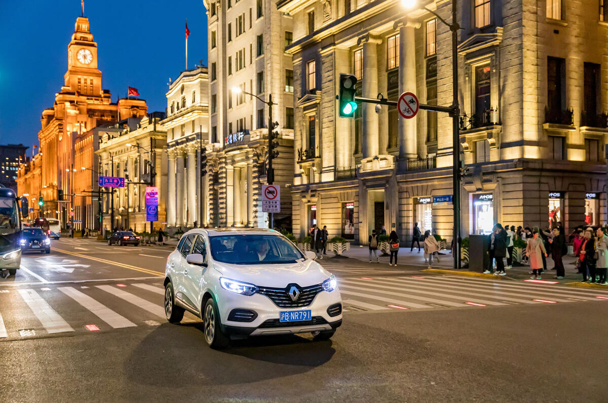 Renault cars in China
