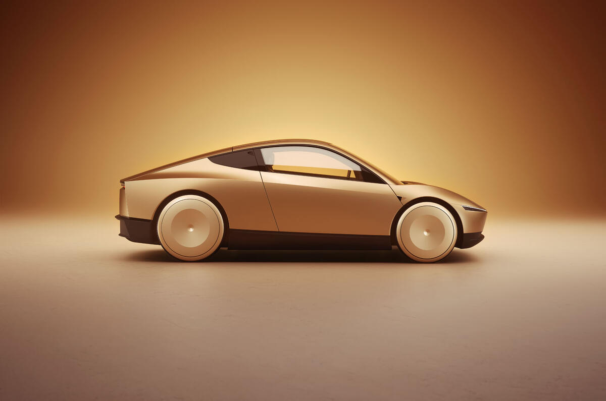 Tesla self-driving Robotaxi shown in UK ahead of 2027 launch | Autocar