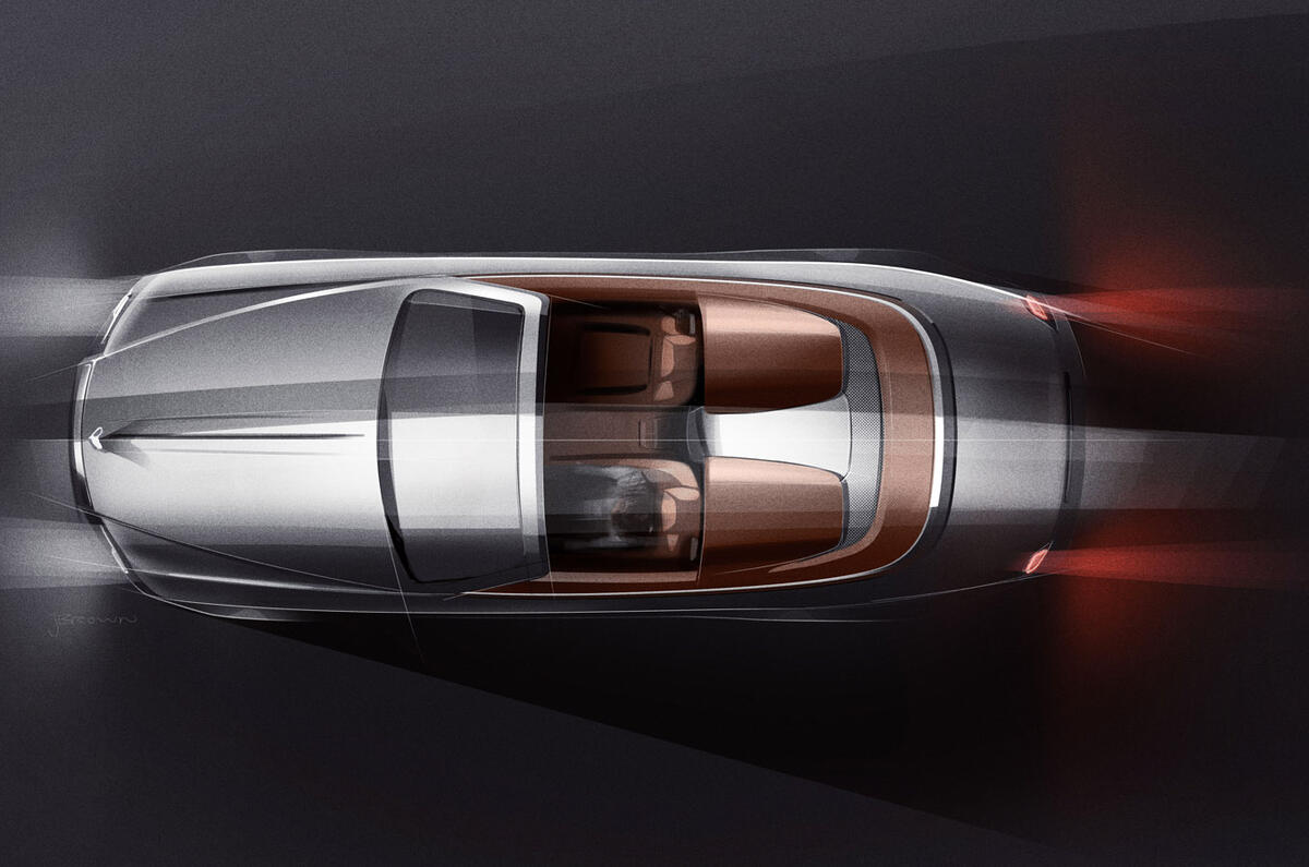 Rolls-Royce Dawn Silver Bullet 2020 - static overhead