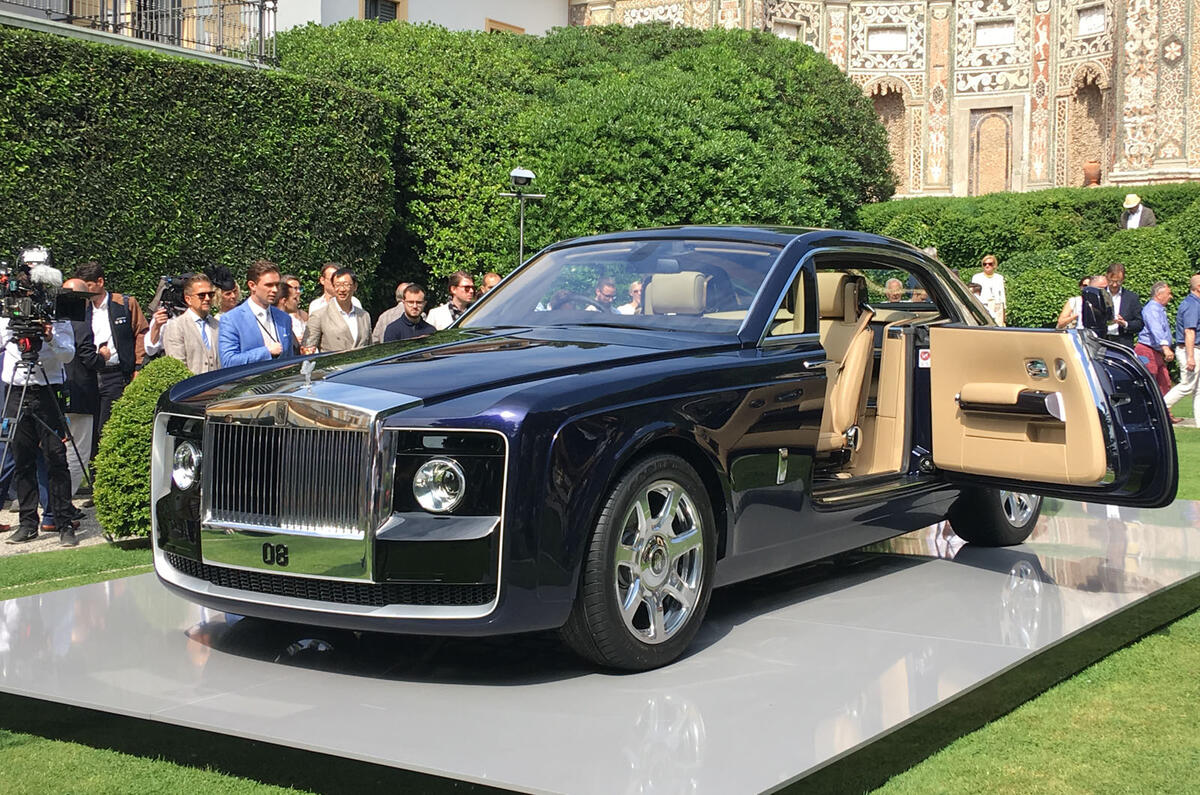 Rolls Royce Bespoke Sweptail Takes To Goodwood Hillclimb