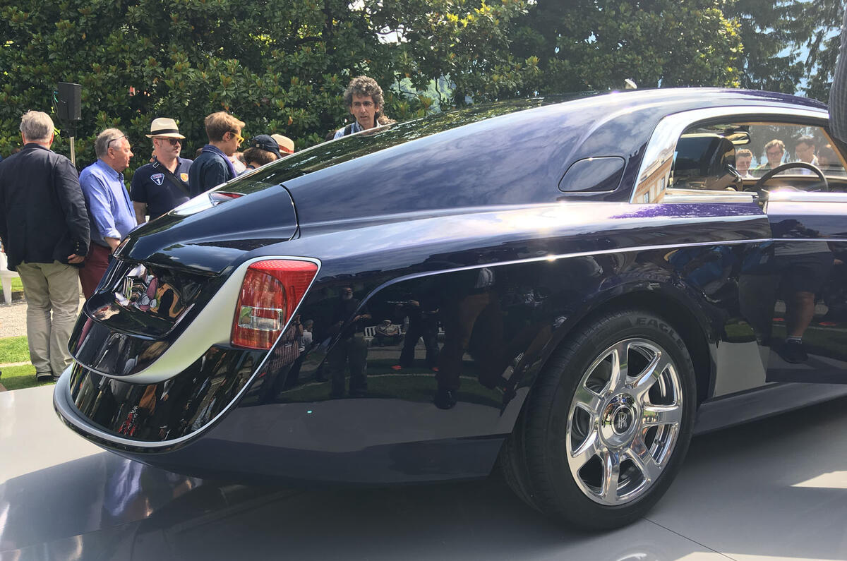 Rolls Royce Bespoke Sweptail Takes To Goodwood Hillclimb Autocar