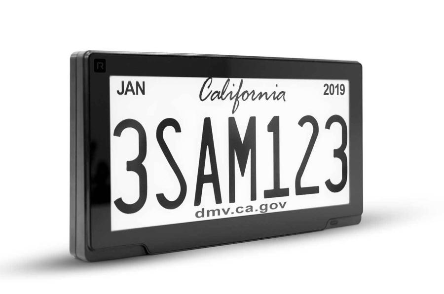California trials digital numberplates