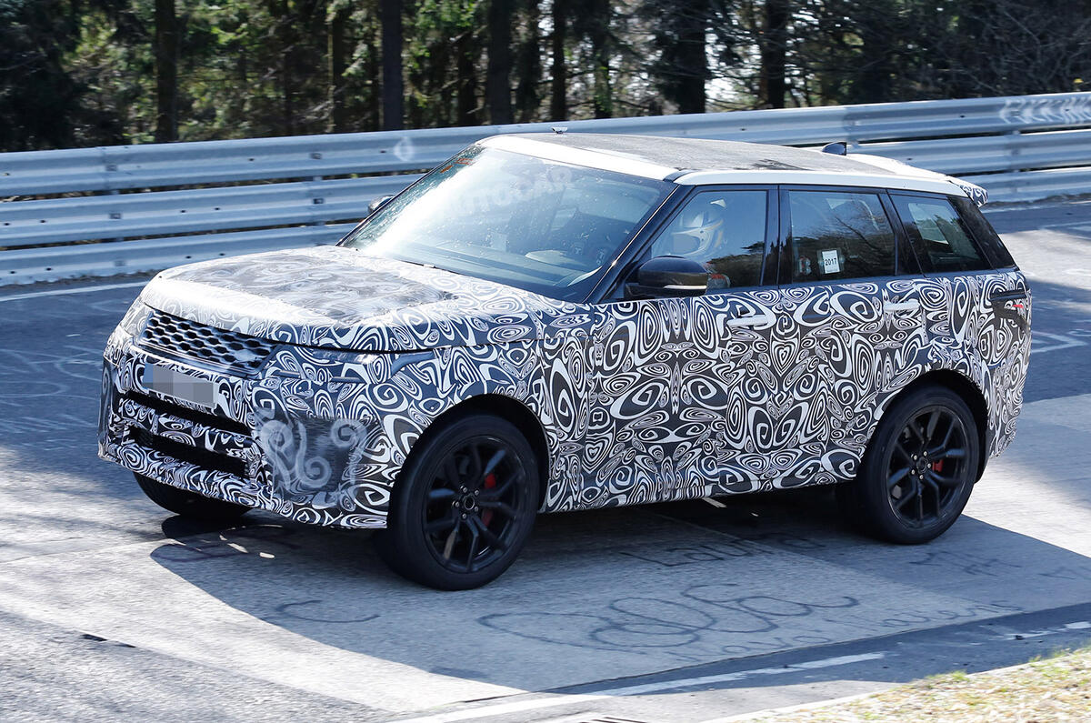 567bhp Range Rover Sport Svr Latest Pics Tease Its New Look Autocar