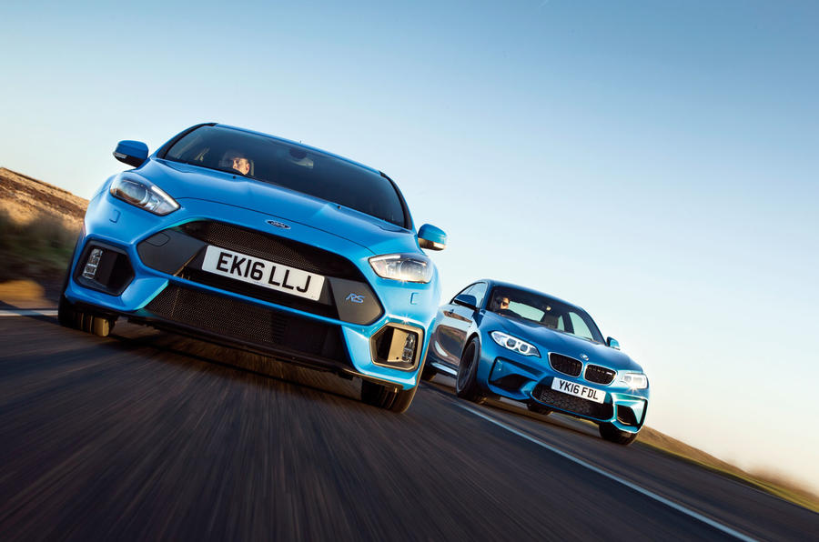 BMW M2 versus Ford Focus RS