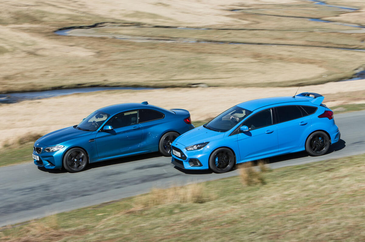Ford Focus Rs Vs Bmw M2 Twin Test Autocar