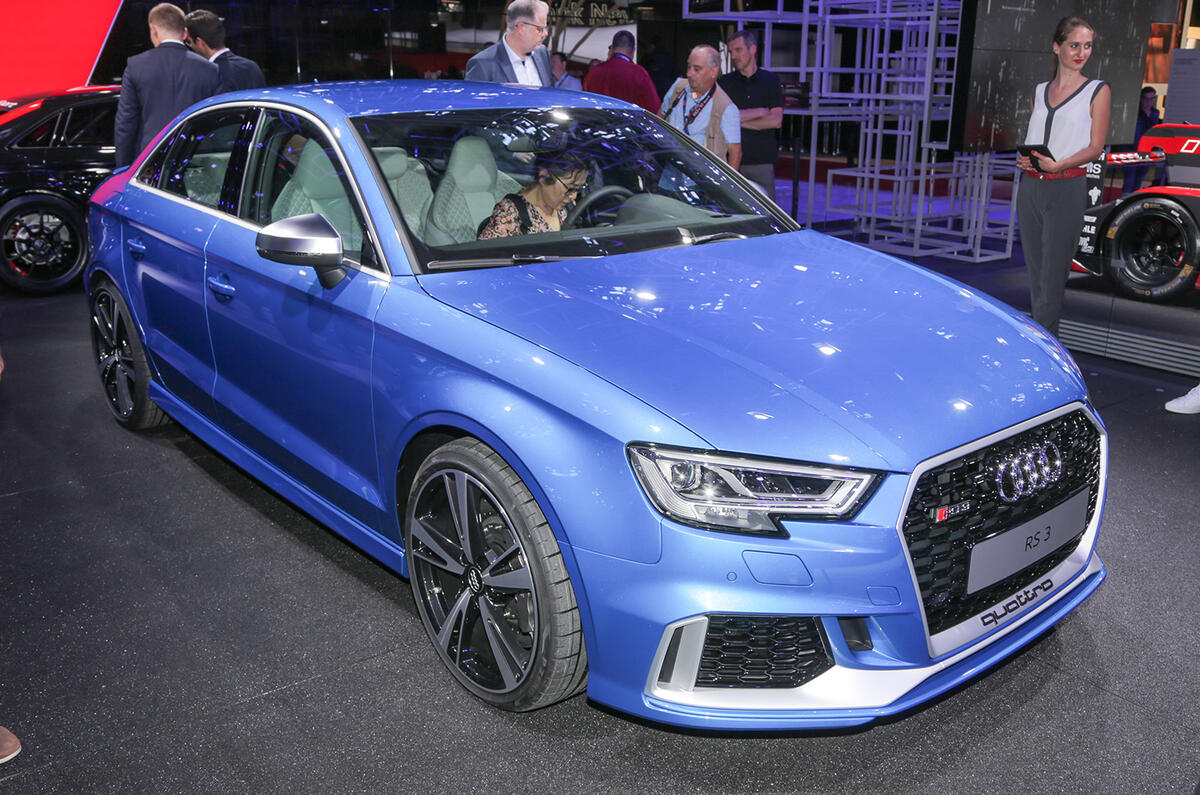 Audi Rs3 Saloon And Rs3 Lms Racer Revealed In Paris Autocar