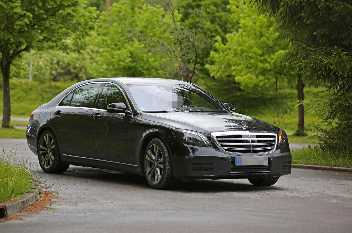 Mercedes-Benz S-Class spy picture