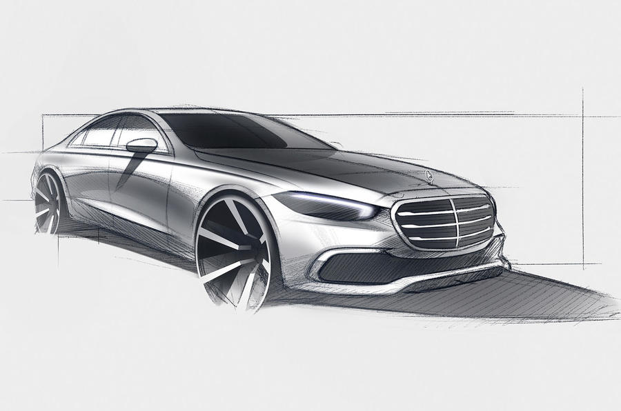 Mercedes-Benz S-Class sketch