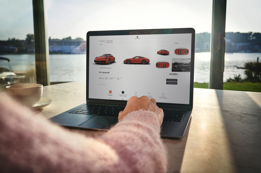 Porsche online sales