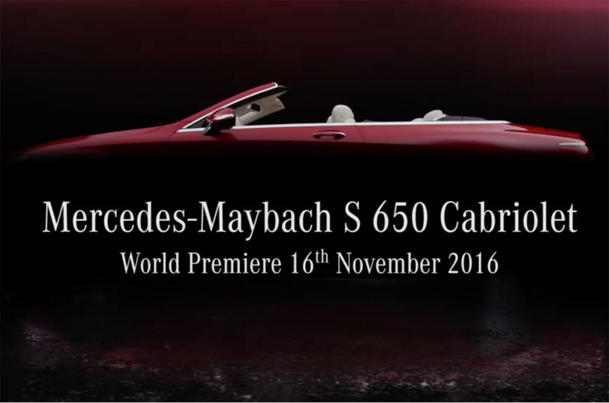 Mercedes-Maybach S650 Cabriolet