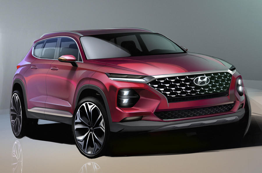 2018 Hyundai Santa Fe previewed ahead of Geneva motor show reveal