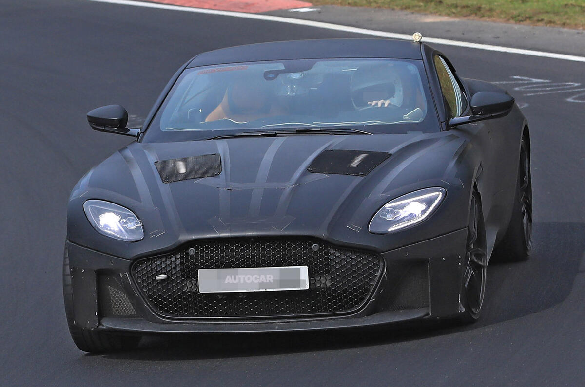700bhp Aston Martin DBS Superleggera: new pictures of Ferrari 812 Superfast rival