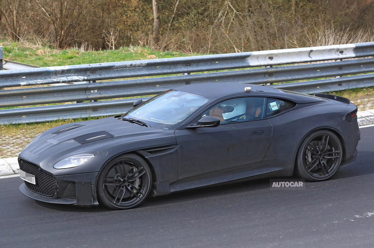 700bhp Aston Martin DBS Superleggera: new pictures of Ferrari 812 Superfast rival
