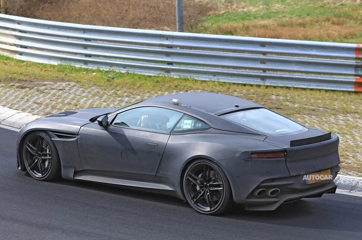 700bhp Aston Martin DBS Superleggera: new pictures of Ferrari 812 Superfast rival
