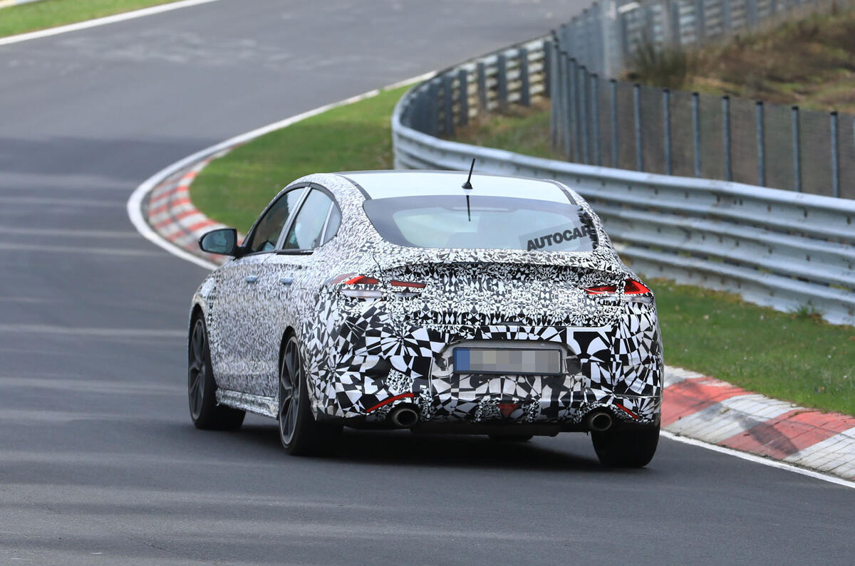 Hyundai i30 N Fastback: new pictures of 2019 model at 'Ring