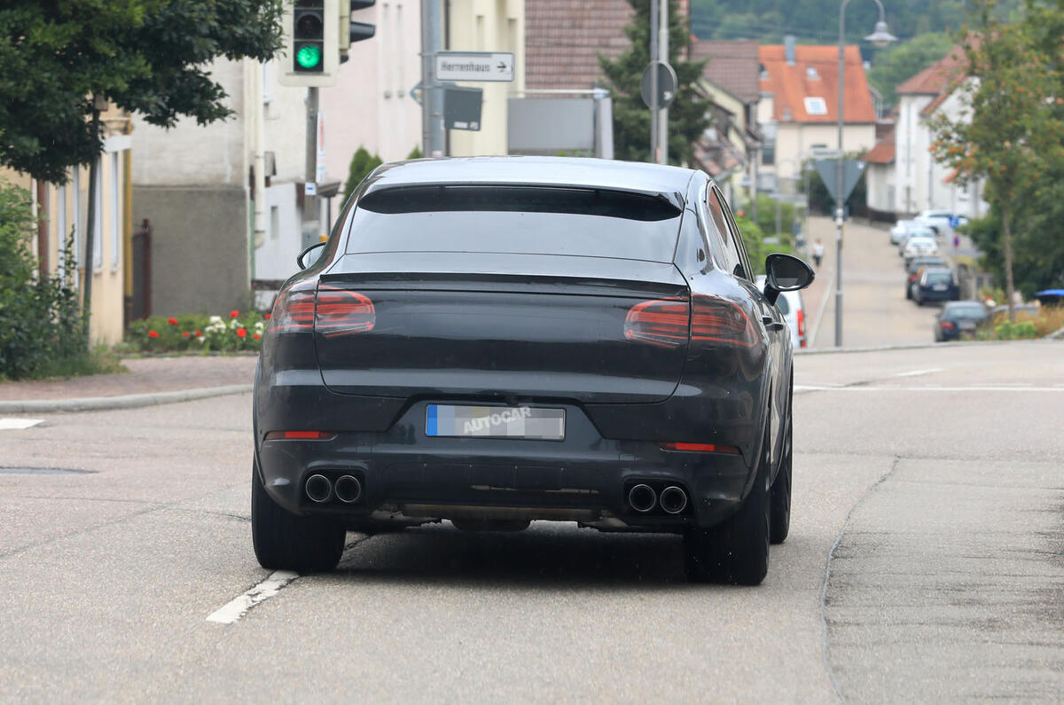 Porsche Cayenne coupé: first pictures of 2019 BMW X6 rival