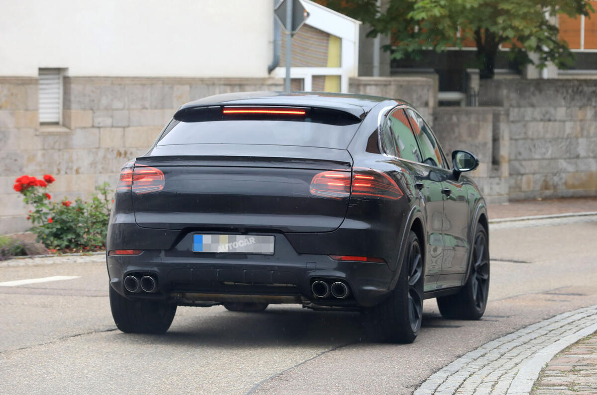 Porsche Cayenne coupé: first pictures of 2019 BMW X6 rival
