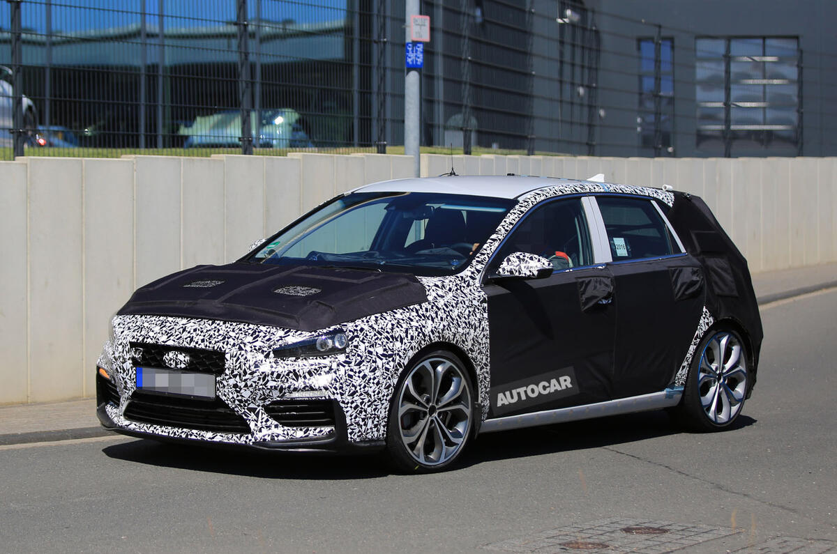 Hyundai i30N hot hatch - new spy pictures