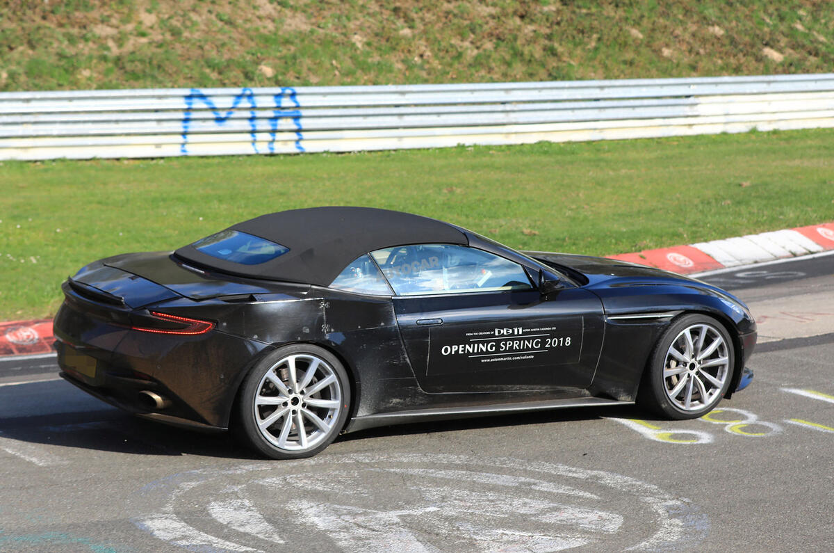 Aston Martin Db11 Volante Tests On Nurburgring Ahead Of