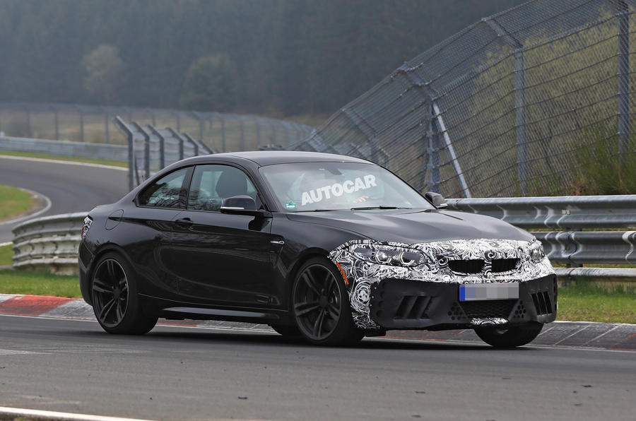 Facelifted BMW M2 testing