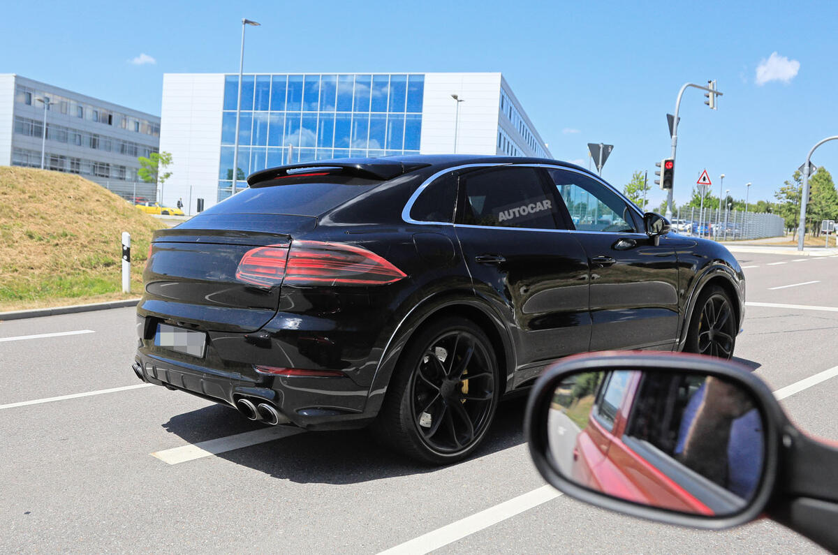Porsche Cayenne coupé: first pictures of 2019 BMW X6 rival