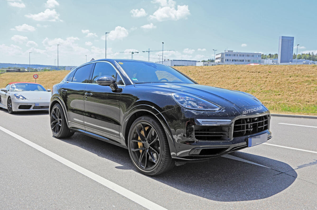 Porsche Cayenne coupé: first pictures of 2019 BMW X6 rival