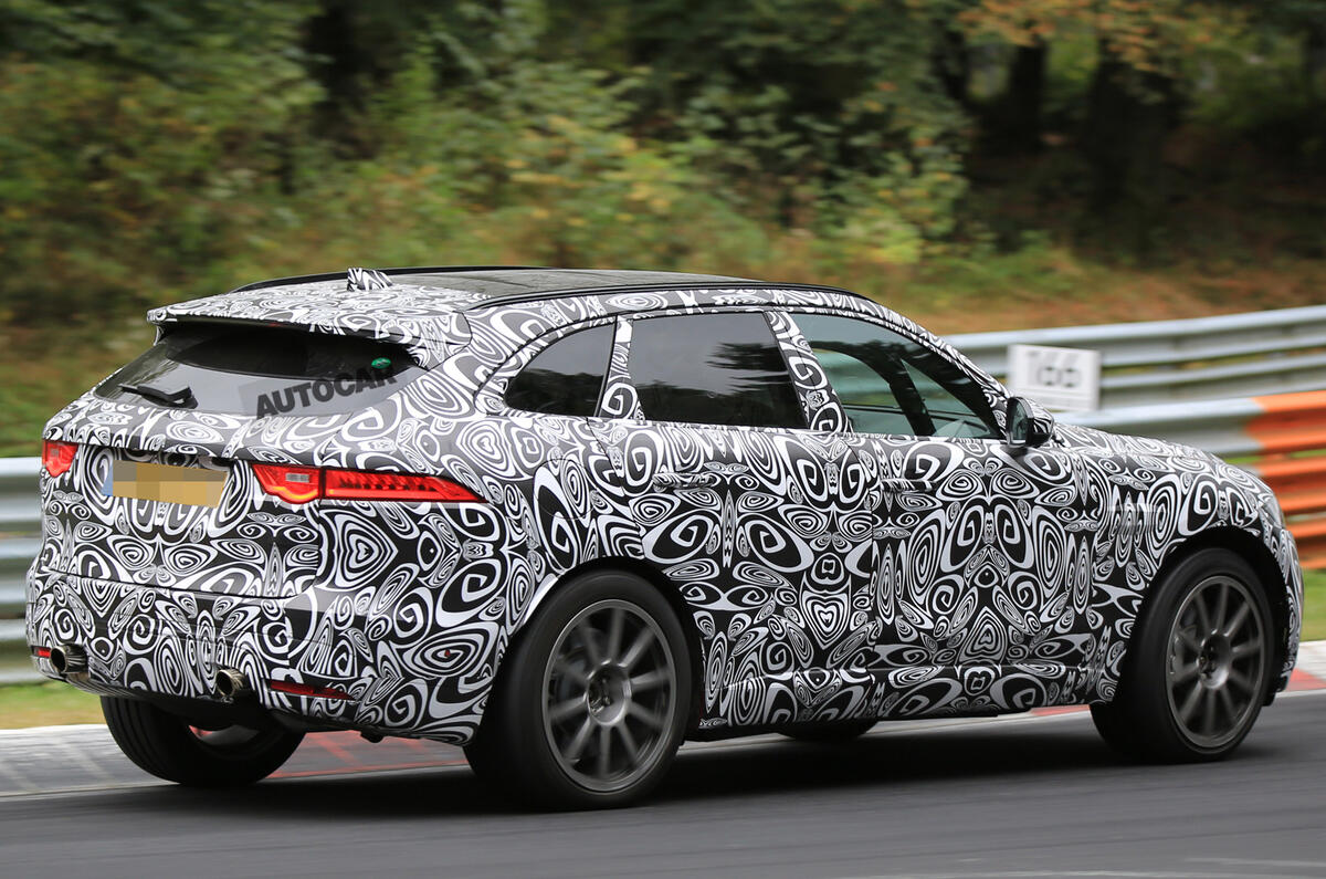 Jaguar F-Pace SVR spotted for the first time