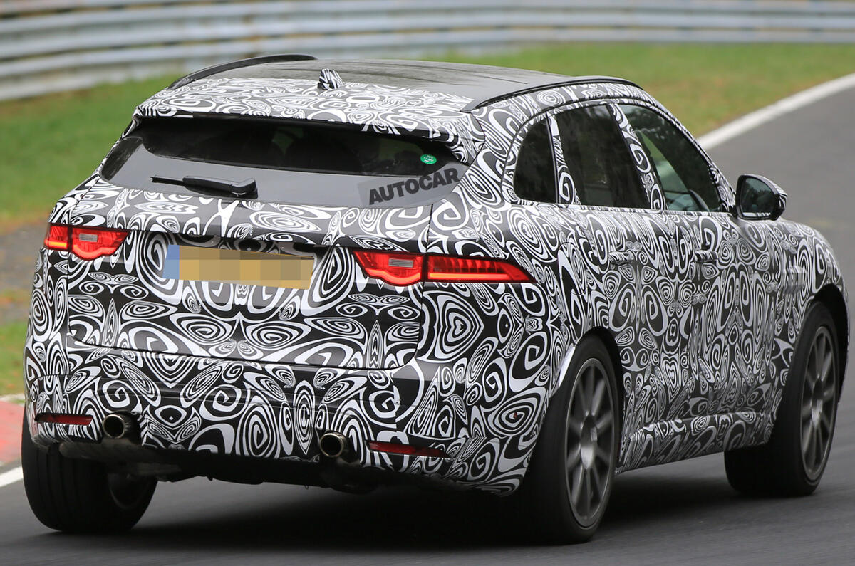 Jaguar F-Pace SVR spotted for the first time