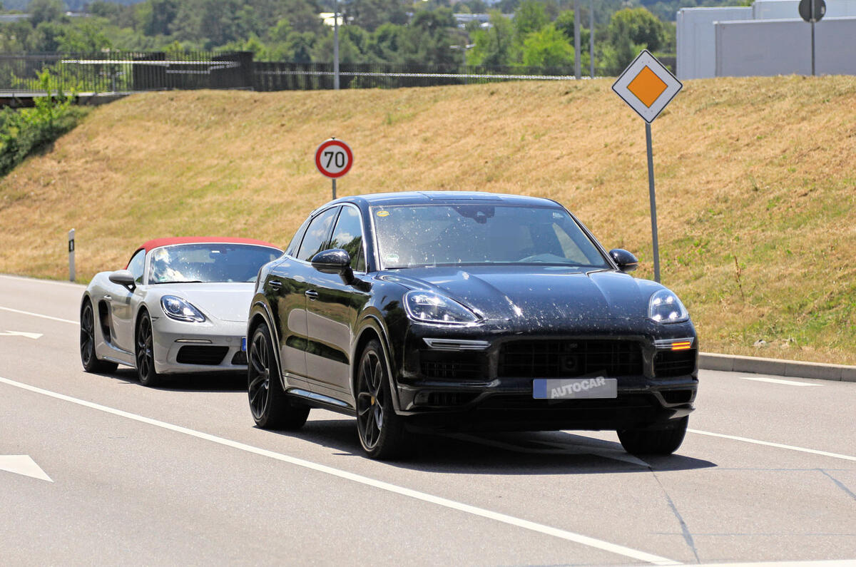 Porsche Cayenne coupé: first pictures of 2019 BMW X6 rival