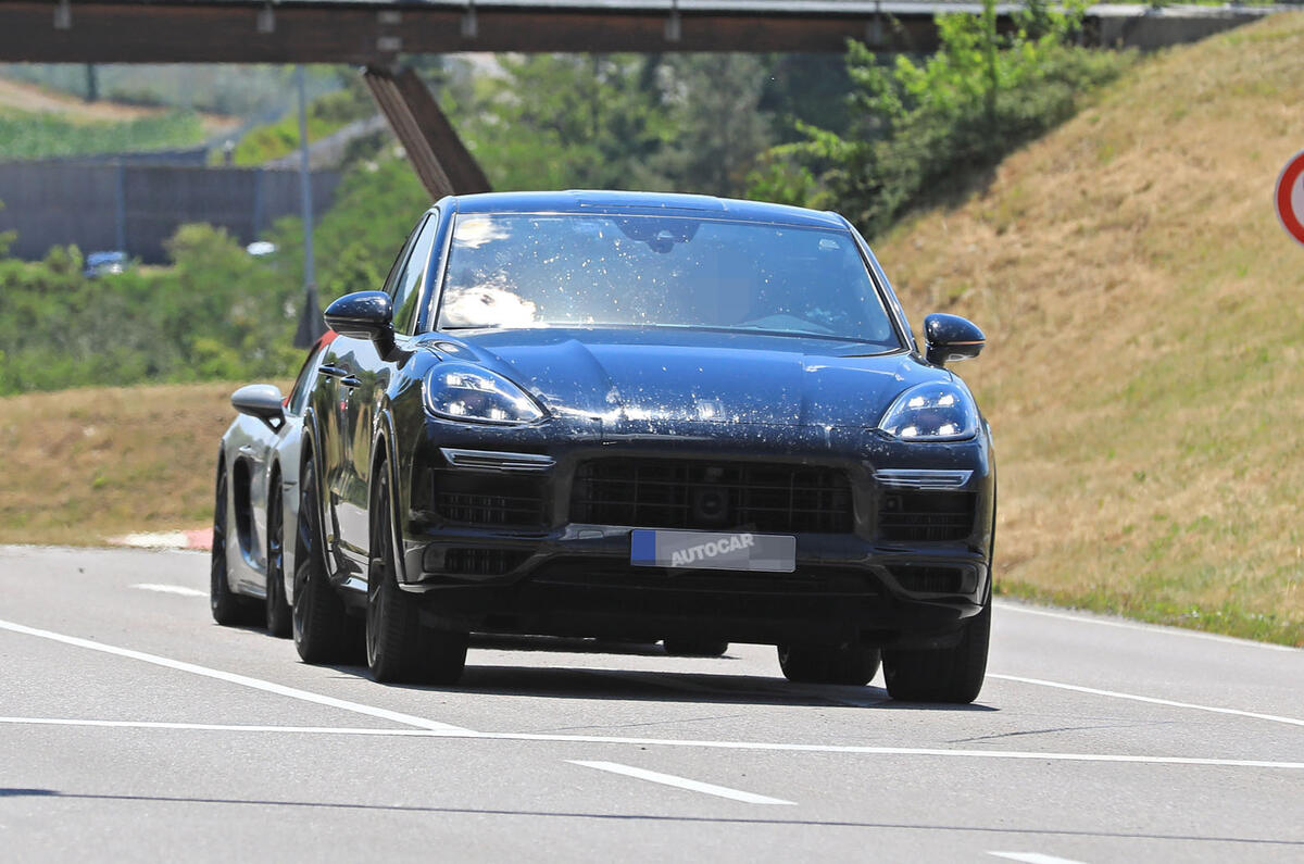 Porsche Cayenne coupé: first pictures of 2019 BMW X6 rival