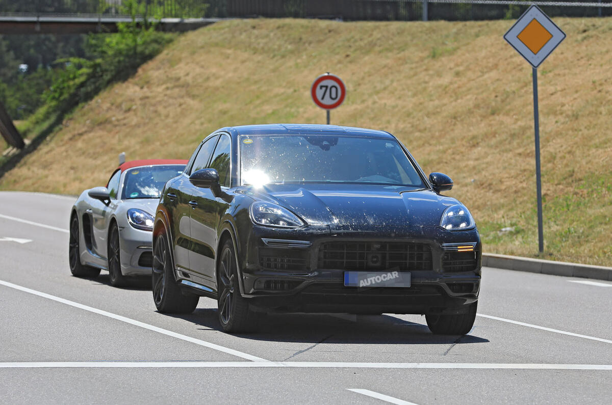 Porsche Cayenne coupé: first pictures of 2019 BMW X6 rival
