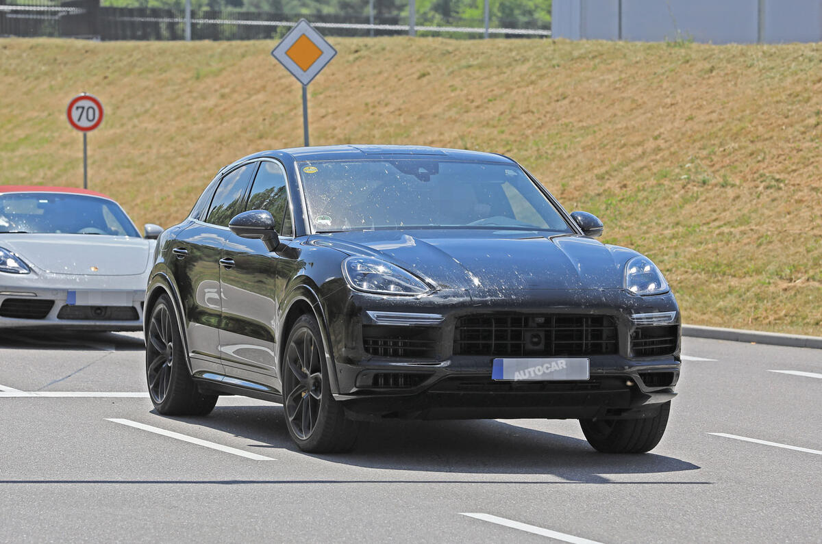 Porsche Cayenne coupé: first pictures of 2019 BMW X6 rival