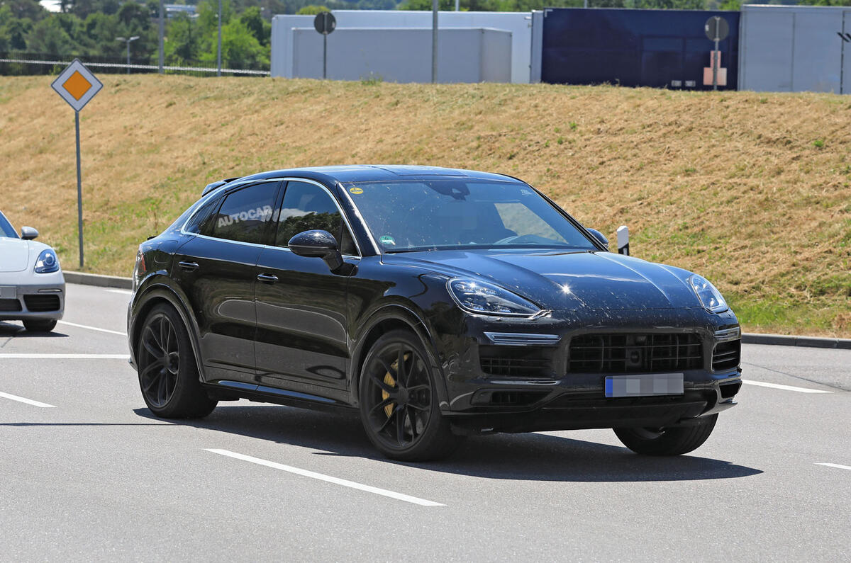 Porsche Cayenne coupé: first pictures of 2019 BMW X6 rival