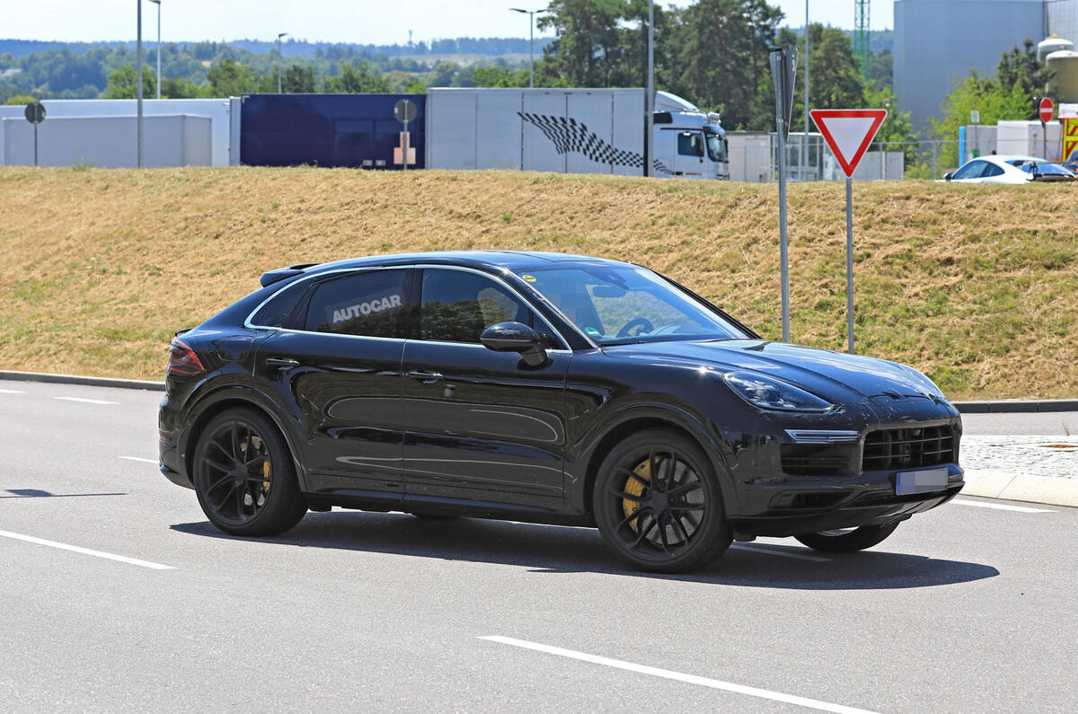 Porsche Cayenne coupé: first pictures of 2019 BMW X6 rival