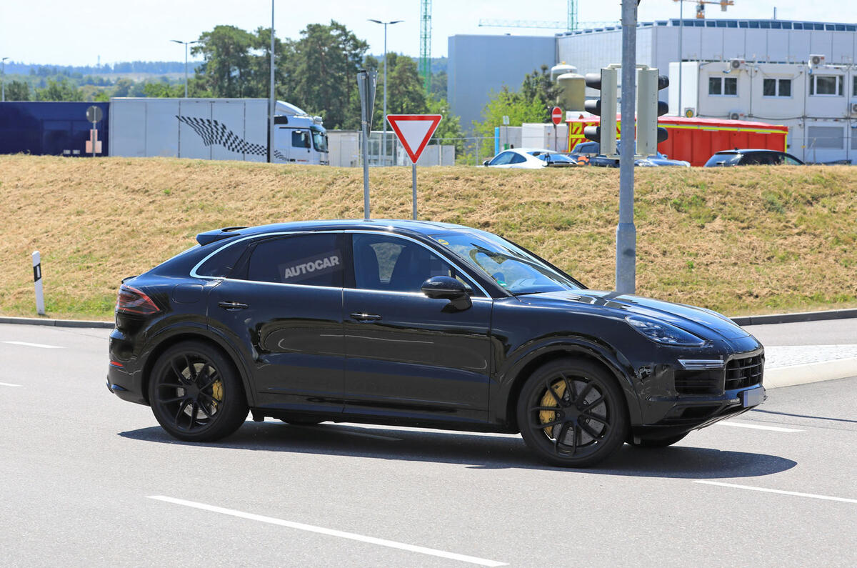 Porsche Cayenne coupé: first pictures of 2019 BMW X6 rival