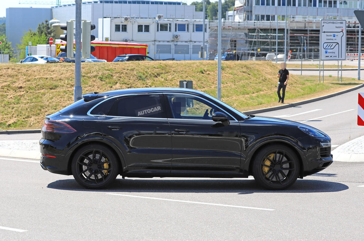 Porsche Cayenne coupé: first pictures of 2019 BMW X6 rival