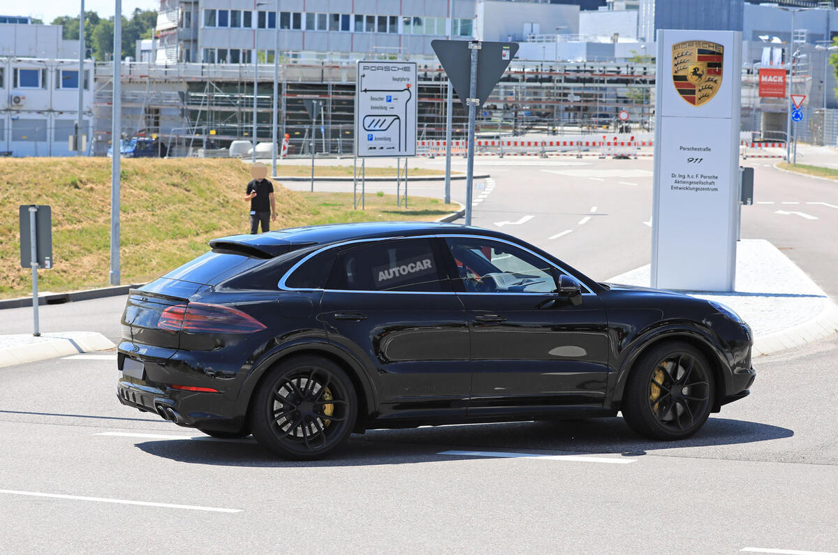 Porsche Cayenne coupé: first pictures of 2019 BMW X6 rival