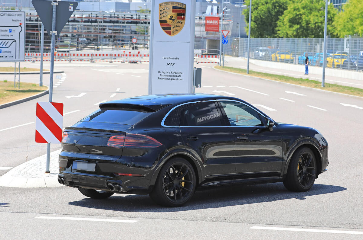 Porsche Cayenne coupé: first pictures of 2019 BMW X6 rival