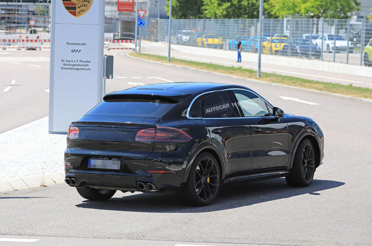 Porsche Cayenne coupé: first pictures of 2019 BMW X6 rival