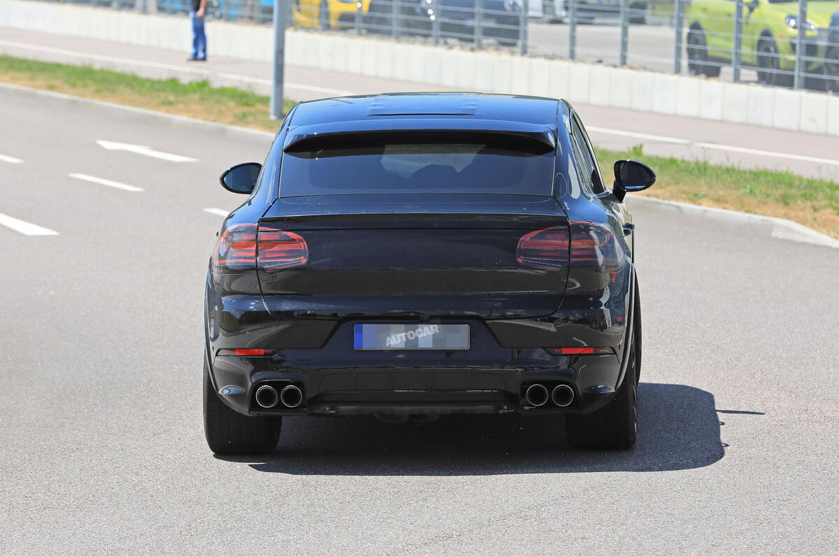 Porsche Cayenne coupé: first pictures of 2019 BMW X6 rival