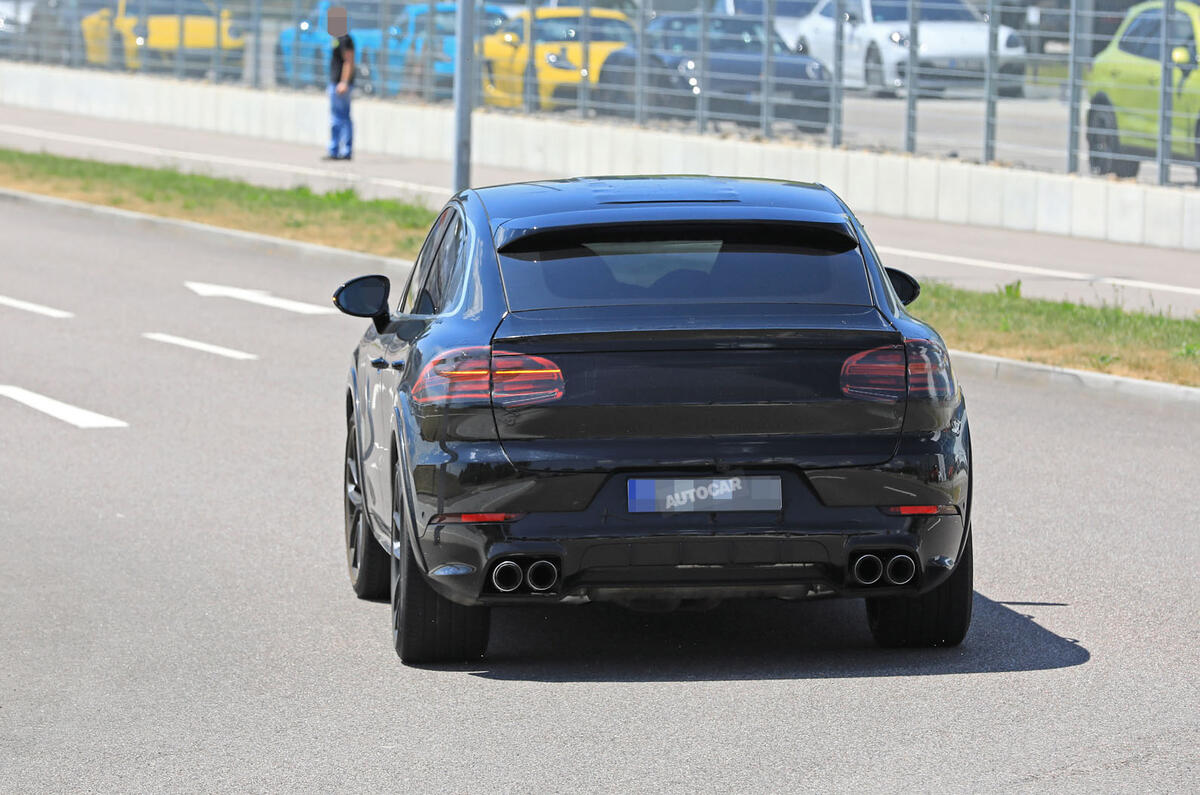 Porsche Cayenne coupé: first pictures of 2019 BMW X6 rival